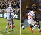 Landon Donovan's (L) Hat-Trick Helps LA Galaxy Advance Into MLS Western Conference Finals While Ronaldinho (R) & Queretaro Must Battle Eight Other Liga MX Teams To Advance to the Liguilla