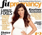 Kourtney Kardashian on the cover of the newly released Fit Pregnancy magazine. 