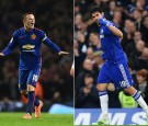 Wayne Rooney (L) Helps Man U Defeat Arsenal While Diego Costa (R) Scores His 11th Goal of the Season in Chelsea's 2-0 Victory Over West Bromwich Albion