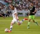 Landon Donovan (L - #10) Take Lead Against Seattle Sounders in First-Leg of Western Conference Finals