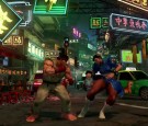 A scene from Street Fighter V