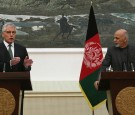 Secretary Of Defense Chuck Hagel Travels to Afghanistan