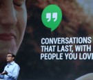 Vic Gundotra, Google senior vice president of engineering, announces 'hangouts' for Google+