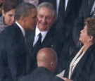 US President Barack Obama, Cuban President Raúl Castro and Brazilian President Dilma Rousseff
