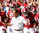 Alabama Crimson Tide Head Coach Nick Saban Take on Ohio State in the 2015 Sugar Bowl