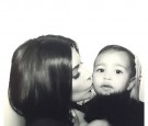 Kim Kardashian and Baby Nori