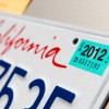California DMV driver's license plate