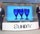 Tim Baxter and Joe Stinziano pose with SUHD at CES 2015