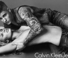 Justin Bieber and Lara Stone