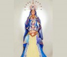 Kimberly Castillo virgin mary dress