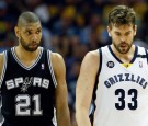 Power Forwards Tim Duncan and Marc Gasol