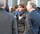 Paris Mayor Anne Hidalgo at Funeral of Terror Victims