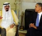 Saudi Arabian King Abdullah Bin-Abd-al-Aziz Al Saud and U.S. President Barack Obama