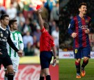 Messi is on fire, Ronaldo was fired from Madrid's match against Cordoba after slapping Edimar. 