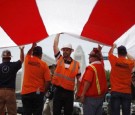 Immigrant workers demonstrate for their rights 