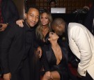 John Legend Chrissy Teigen Kim Kardashian Kanye West 