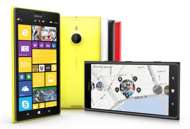 The Nokia Lumia 1520 Windows Phone 8 smartphone by Nokia.
