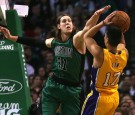 NBA Players Jeremy Lin and Kelly Olynyk