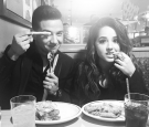 Luis Coronel and Becky G