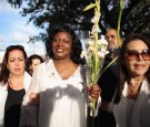 cuba ladies in White group leader Berta Soler