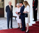 Mexican President Pena Nieto & His Wife with Queen Elizabeth II and the Duke of Edinburgh