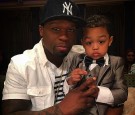 50 Cent With His Son Sire Jackson