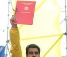 President Nicolas Maduro Holds Up Law Granting Him New Power