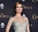 Lily James at the Premiere Of Disney's 'Cinderella'