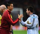 Real Madrid's Cristiano Ronaldo and Barcelona's Lionel Messi