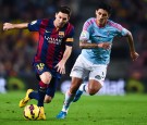 Barcelona Forward Lionel Messi against Celta Vigo