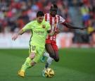 Barcelona Forward Lionel Messi Against Almeria