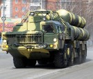 A Russian S-300 Missile Defense System on Parade 