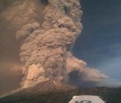 Calbuco's Ash Cloud from Carabineros' Plane