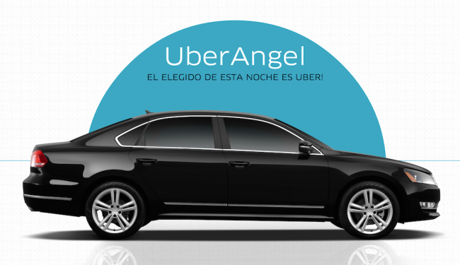 Uber Angel, Colombian Designated Driver service 