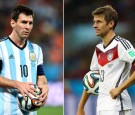 Lionel Messi and Thomas Muller