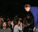 TV personality Kendall Jenner and honoree Justin Bieber attend The Comedy Central Roast of Justin Bieber at Sony Pictures Studios on March 14, 2015 in Los Angeles, California