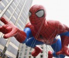 Spider-Man balloon at the 88th Annual Macy's Thanksgiving Day Parade.