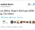 Justine Sacco AIDS Tweet