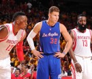 Houston Rockets Players Dwight Howard, James Harden & Los Angeles Clippers Forward Blake Griffin