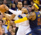 Cleveland Cavaliers Small Forward LeBron James Against Andre Iguodala