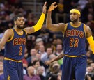 Cleveland Cavaliers Small Forward LeBron James and Kyrie Irving