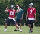 Philadelphia Eagles Quarterbacks Tim Tebow and Sam Bradford