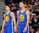 The Golden State Warriors Stephen Curry and Klay Thompson