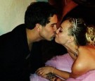 Meet the Sweetings. One of the First Wedding Photos of Kaley Cuoco and Ryan Sweeting. 