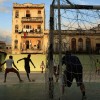 Cuban Kids Playing Soccer