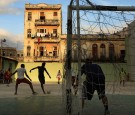 Cuban Kids Playing Soccer