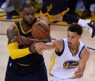 Golden State Warriors Guard Stephen Curry and Cleveland Cavaliers LeBron James