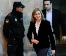 Hearing of Princess Cristina Of Spain in Noos Case in Palma de Mallorca