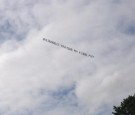 plane flyover over parade