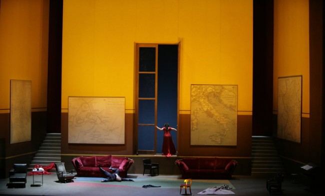 A scene from Act II of Puccini's "Tosca." 